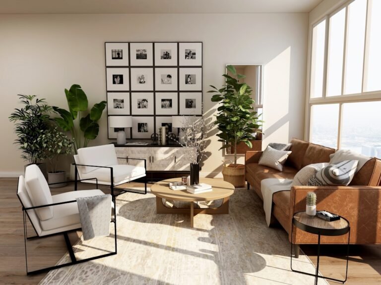 Living room and rug